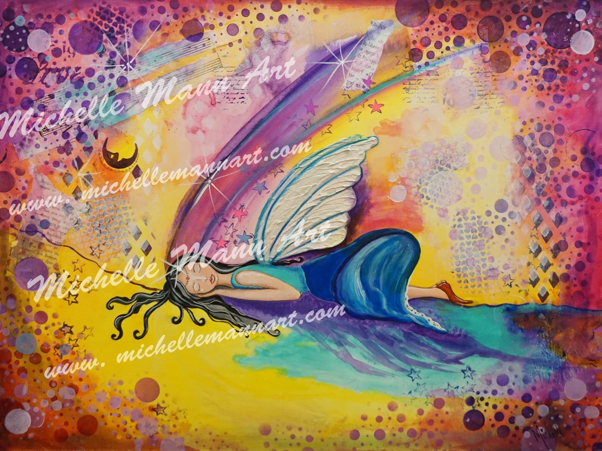 Dreaming Fairy- original artwork